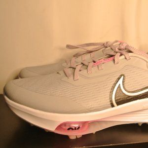 Nike Air Zoom Infinity Tour NEXT SZ 9.5 Golf Shoes DC5221-060 Wolf Grey Pink New